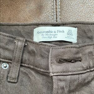 Abercrombie & Fitch Brown High Rise Jeans